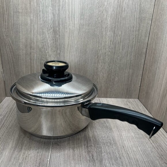 West Bend Other - Kitchen Craft by West Bend Stainless Steel Sauce Pan 3 Qt. Pot w Lid Vented